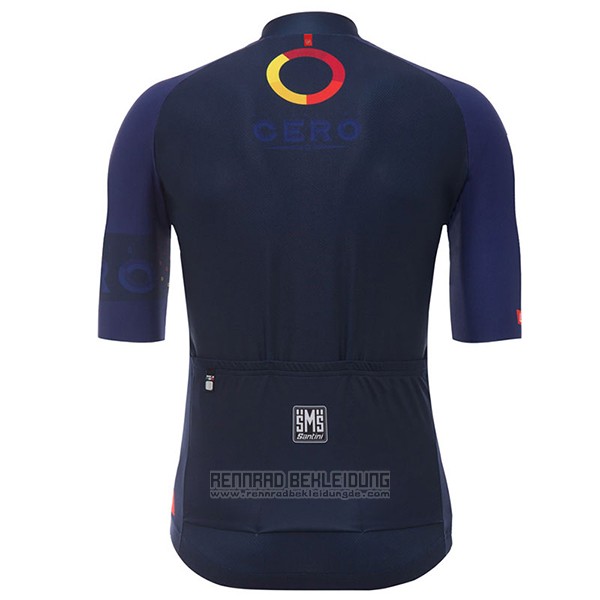 2017 Fahrradbekleidung Cero Vuelta Espana Shwarz Trikot Kurzarm und Tragerhose